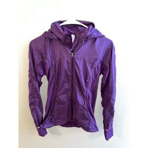 Lululemon Women’s Rush Hour Dark Purple Jacket Coat Size 2